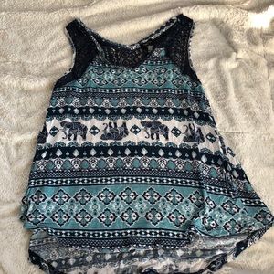 Rue21 Elephant Tank Top